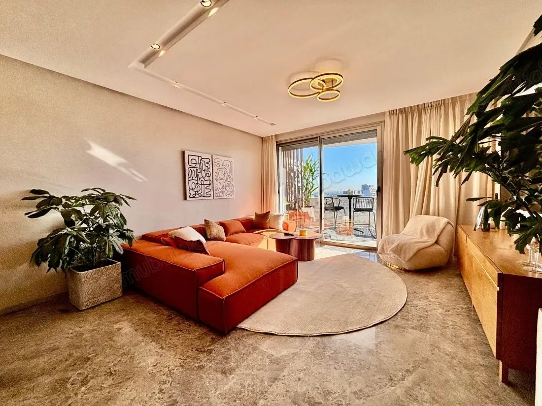 Appartement deux chambres meuble avec vue sur parc - الدار البيضاء