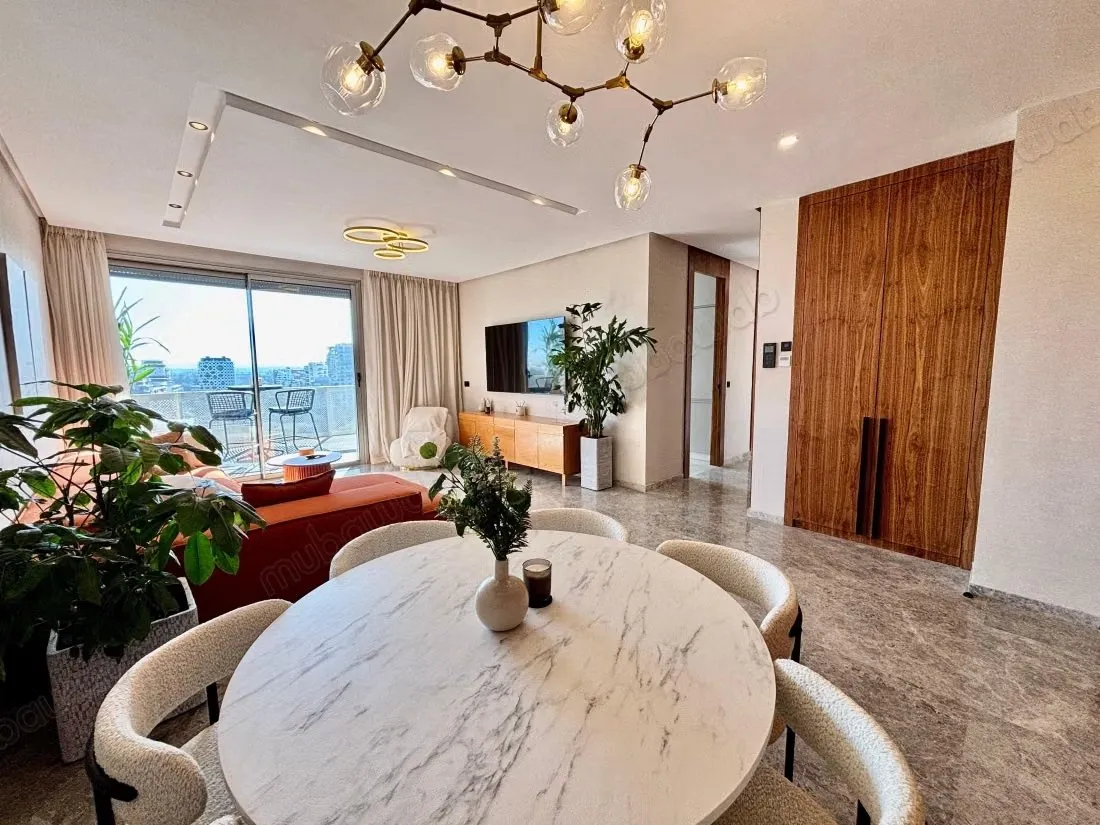 Appartement deux chambres meuble avec vue sur parc - الدار البيضاء (2)