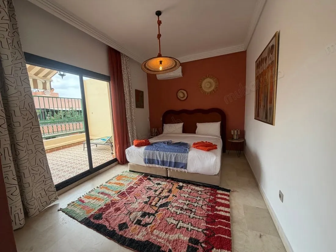 Louez cet appartement à Samlalia. 2 chambres. Service de con... - مراكش