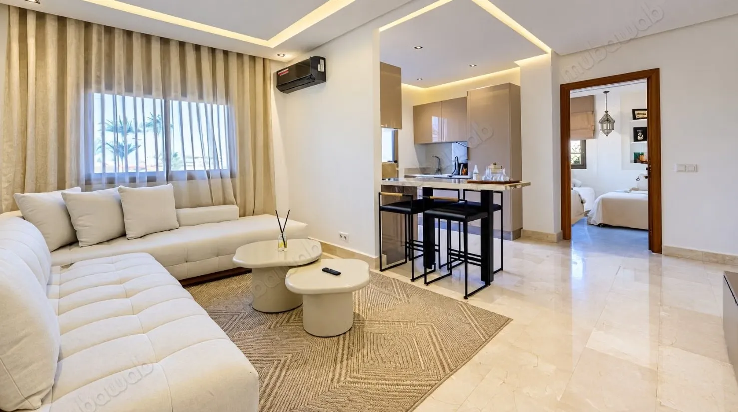 Élégant appartement à louer à Guéliz - مراكش (3)