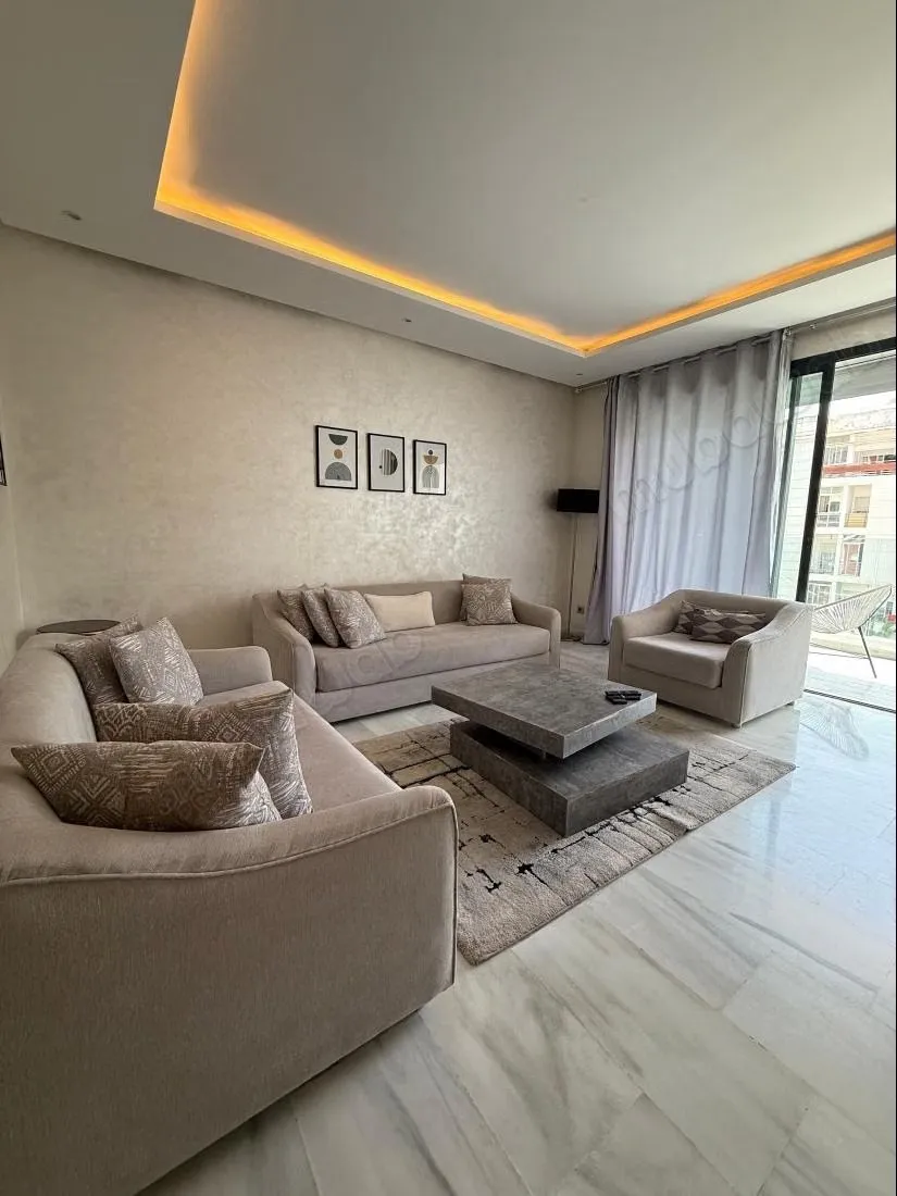 Location d'un appartement à Riyad. 3 pièces. Garage et terra... - الرباط