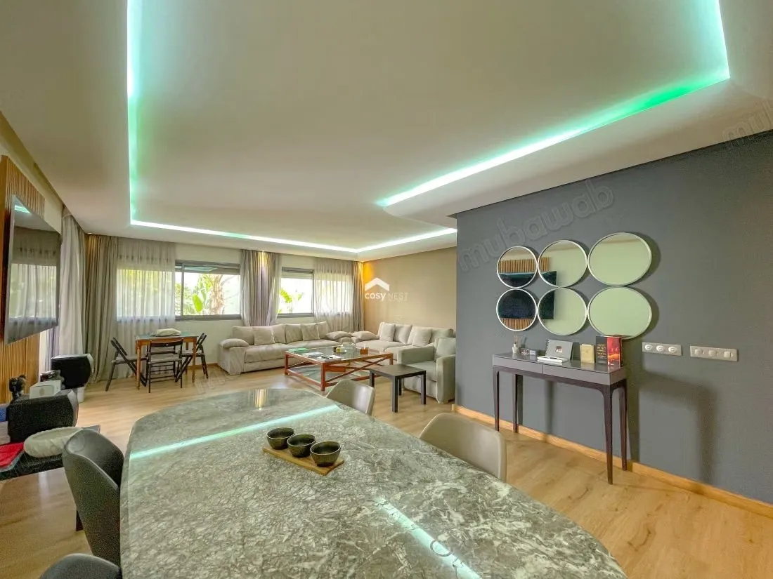 Louez cet appartement à Racine. 3 chambres agréables. Meublé - الدار البيضاء (3)