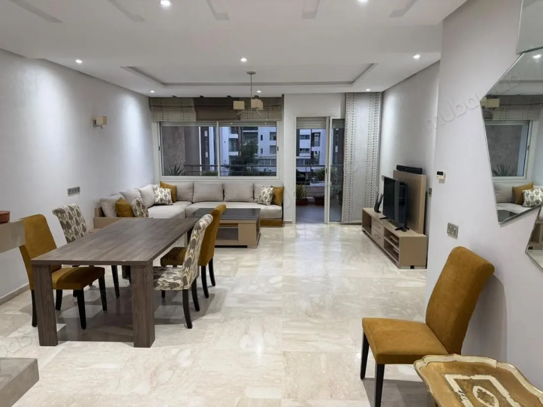 Superbe appartement meublée à prestigia - الرباط (2)