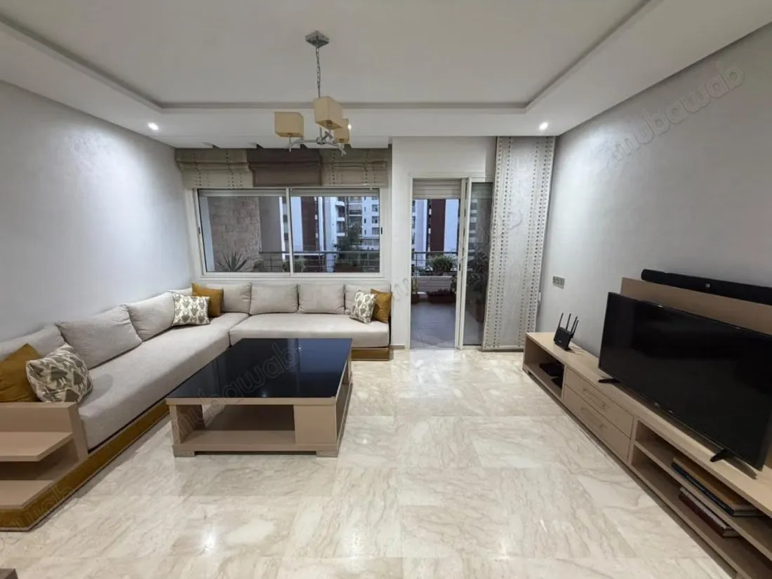 Superbe appartement meublée à prestigia - الرباط