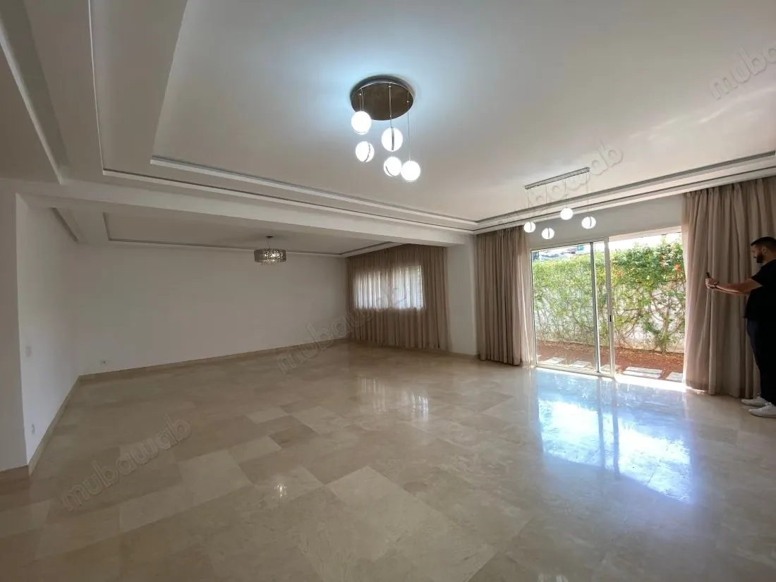 Superbe appartement en rez de jardin à louer – Hay Riad - الرباط (2)