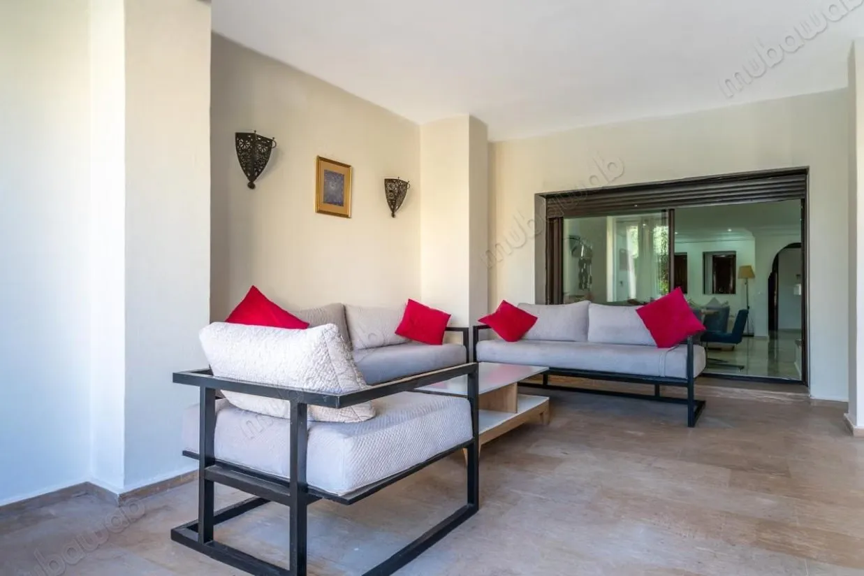 Bel appartement en rdjardin a Louer - مراكش (3)