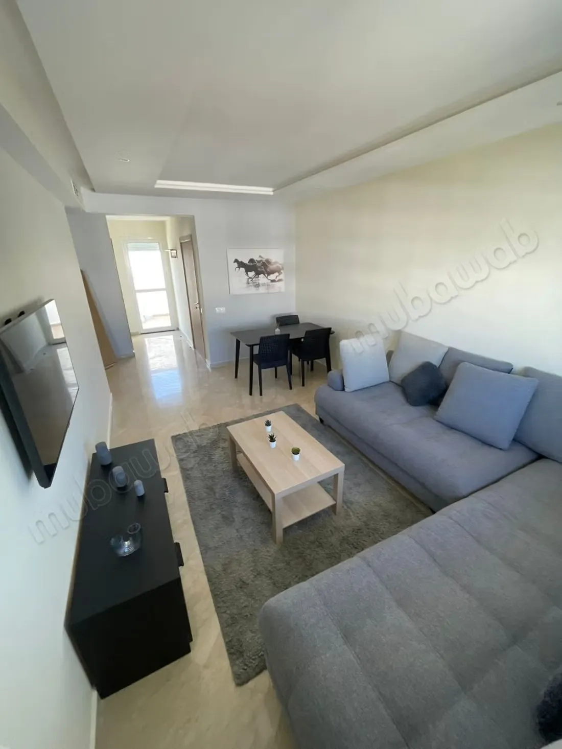 Studio cuisine séparée terrasse Meublé - الدار البيضاء