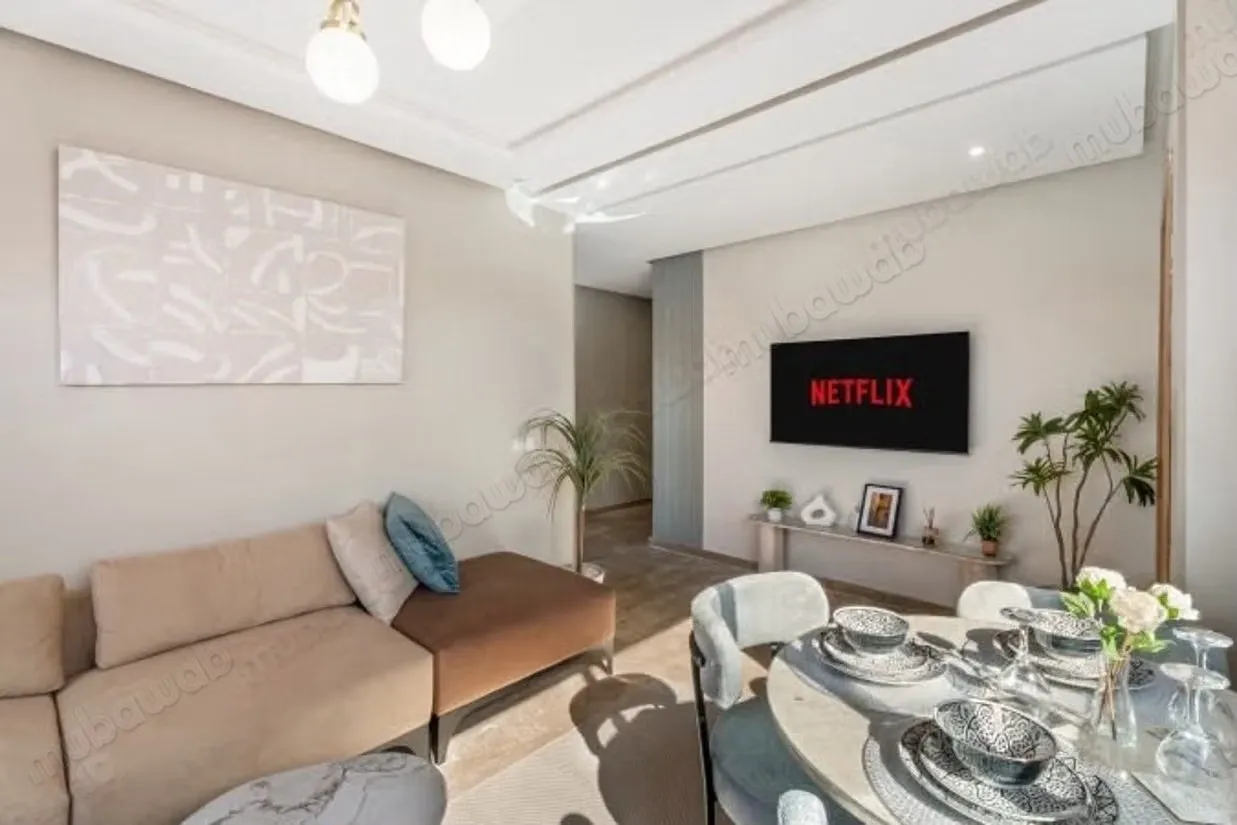 À louer – Appartement meublé avec grande terrasse à Guéliz - مراكش