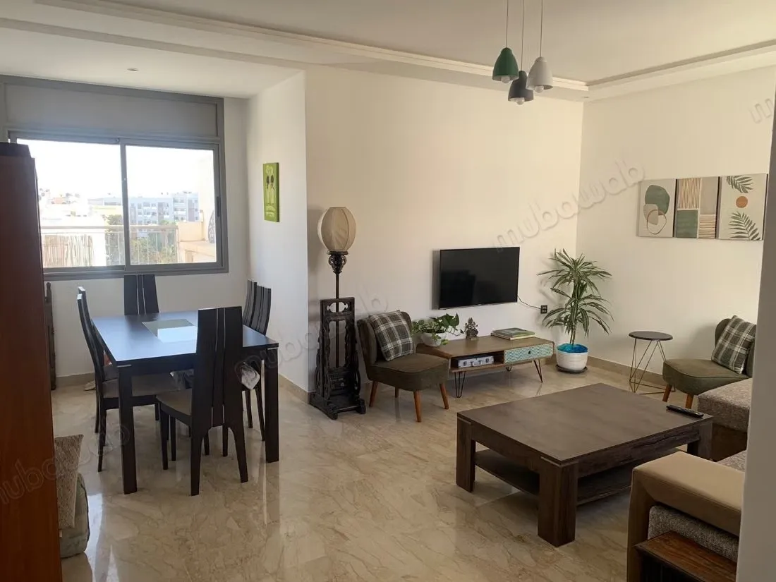 Appartement à louer à Harhoura.
Superficie 130 m².
Bien meub... - تمارة