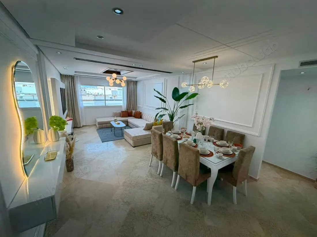 Bel appartement à louer à tanger - طنجة