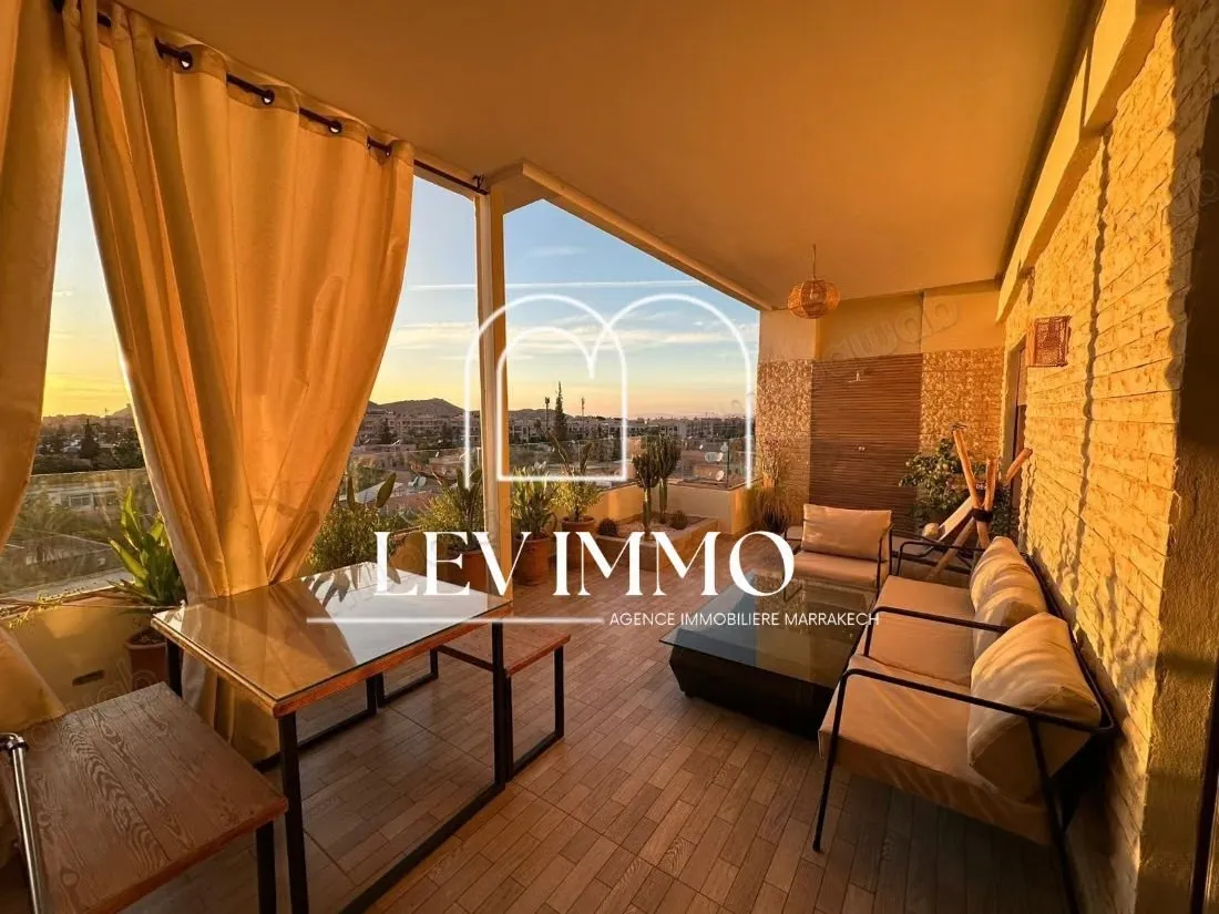 Semlalia T3 Meublé Grande Terrasse - مراكش (2)