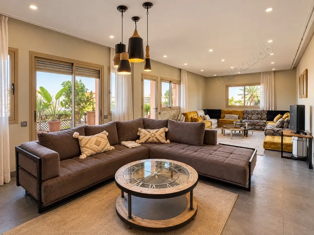 Prestige Appartement avec Terrasse et Piscine - مراكش