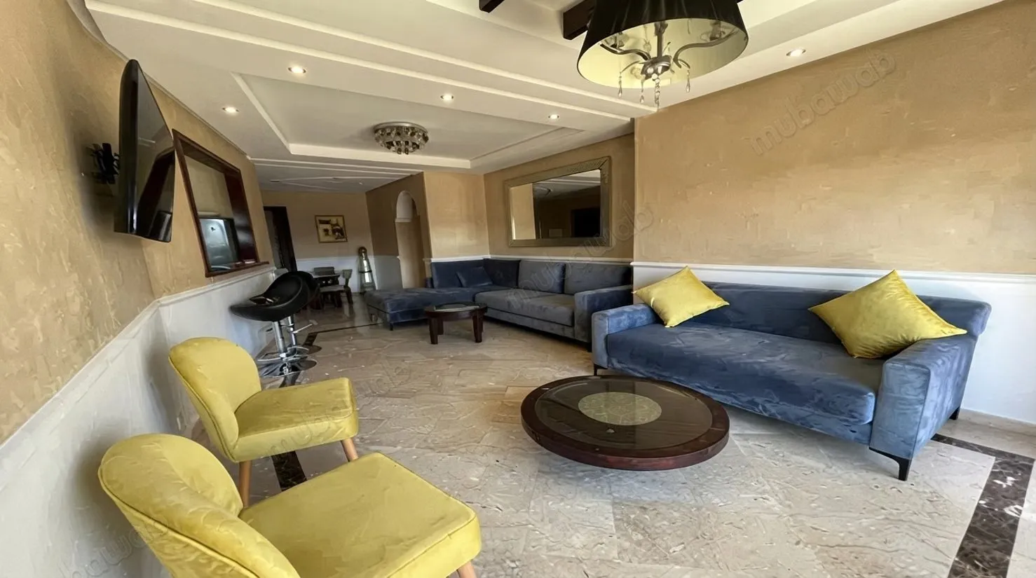 Location longue durée appartement bien meublée - مراكش (2)
