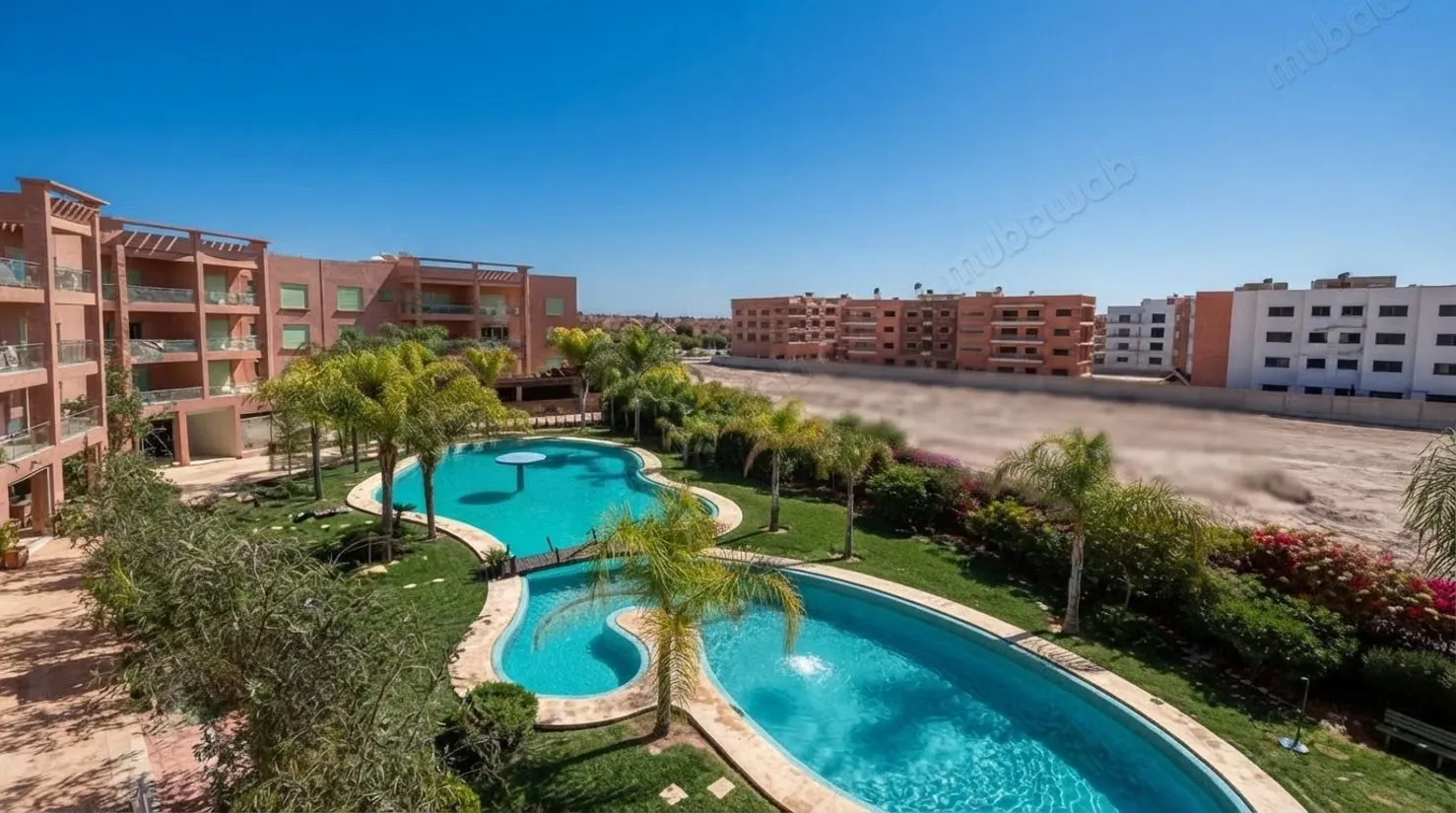 Location longue durée appartement bien meublée - مراكش