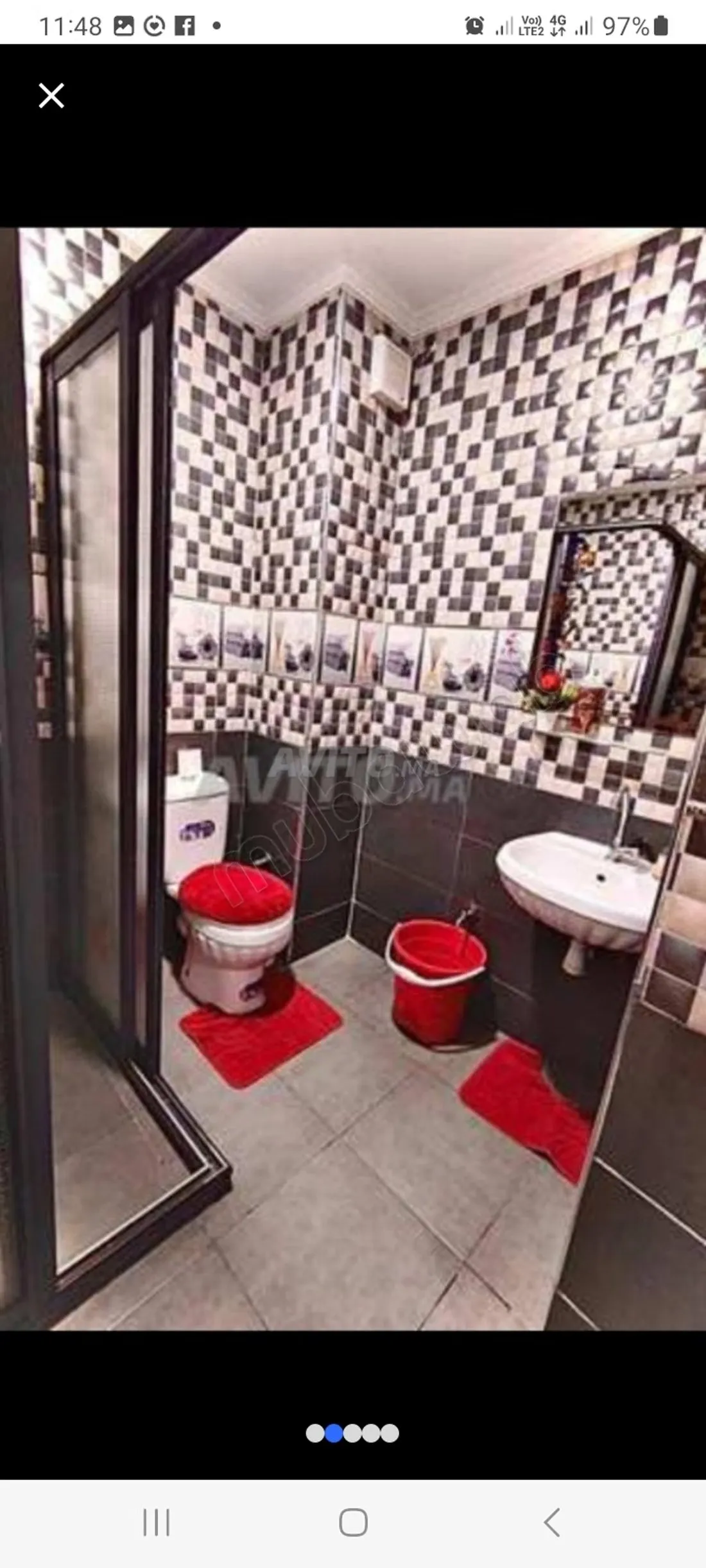 Location d'un appartement en Centre ville. 1 Pièce. Lave lin... - الجديدة (3)