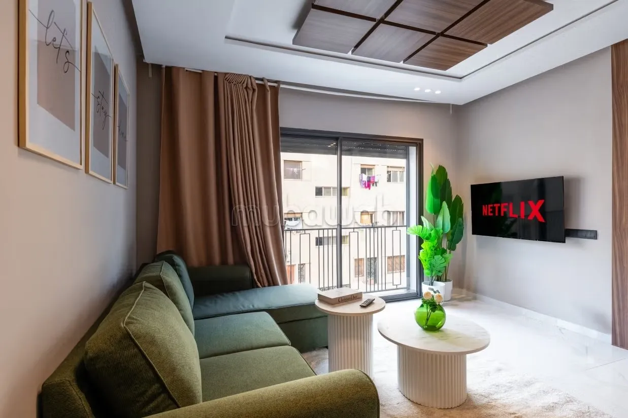 Luxueux 1 chambre Salon/4 personnes/ Garage - الرباط