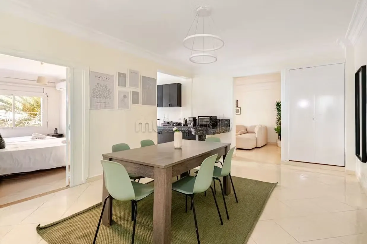 Luxueux 2 chambres équipé/5min gare rabat ville - الرباط (3)
