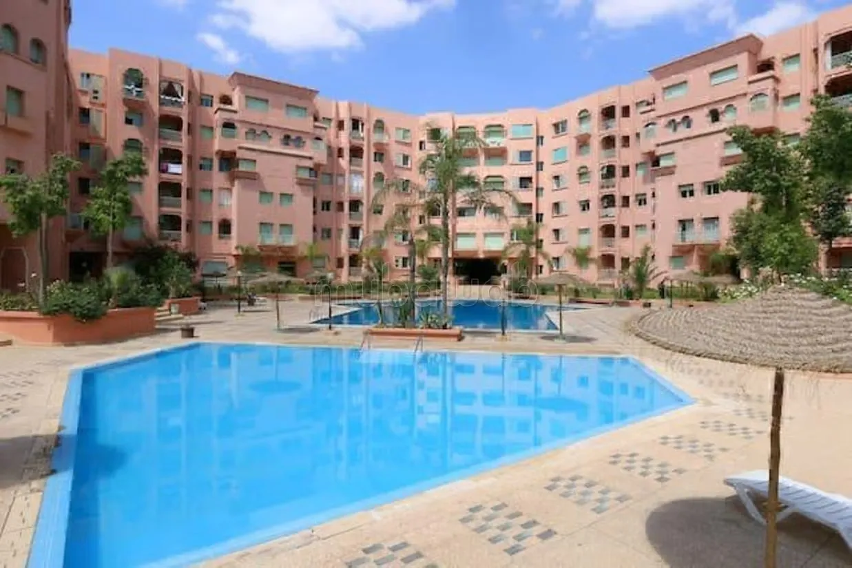 Appart de Deux Chambres à l'Hivernage avec piscine - مراكش