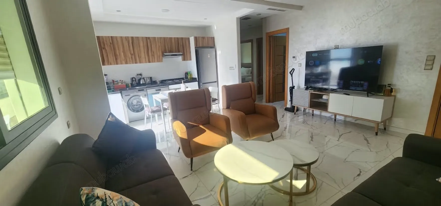 Appartement Meublé 3 Chambres à Louer à la Journée - طنجة (3)