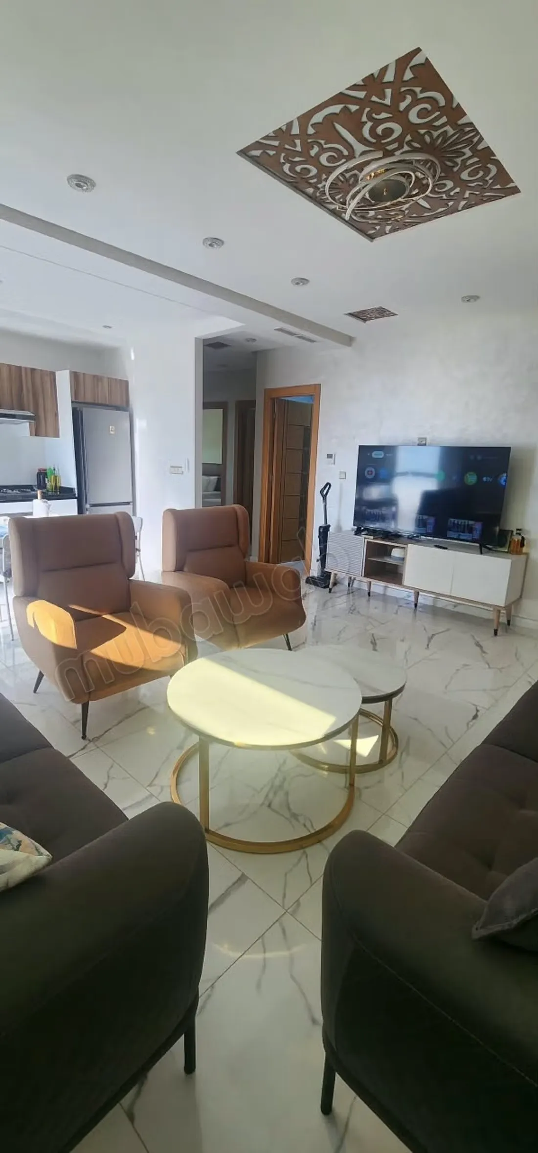 Appartement Meublé 3 Chambres à Louer à la Journée - طنجة (2)