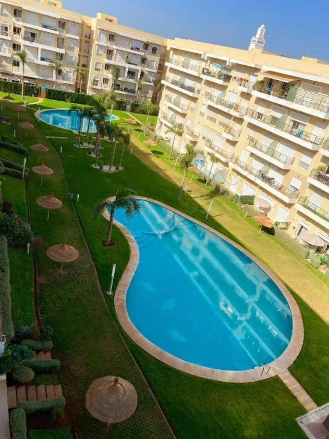 Appartement 2 chambres avec piscine Bouznika - بوزنيقة
