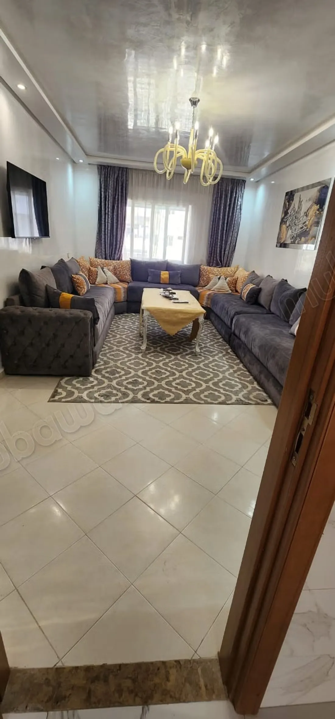 Appartement meublé à louer par jour 
4ᵉ étage - طنجة