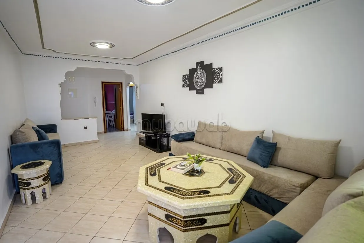 Appartement à louer dans une résidence sécurisée piscine - مرتيل (3)