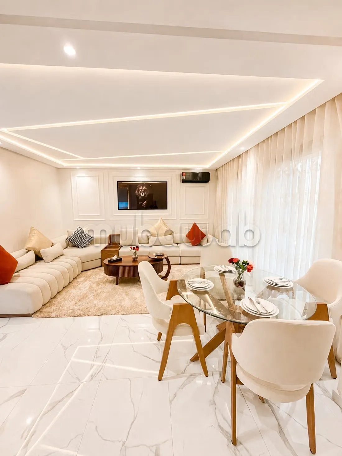 Appartement de vacances à louer à malabata. 5 pièces. Fenêtr... - طنجة