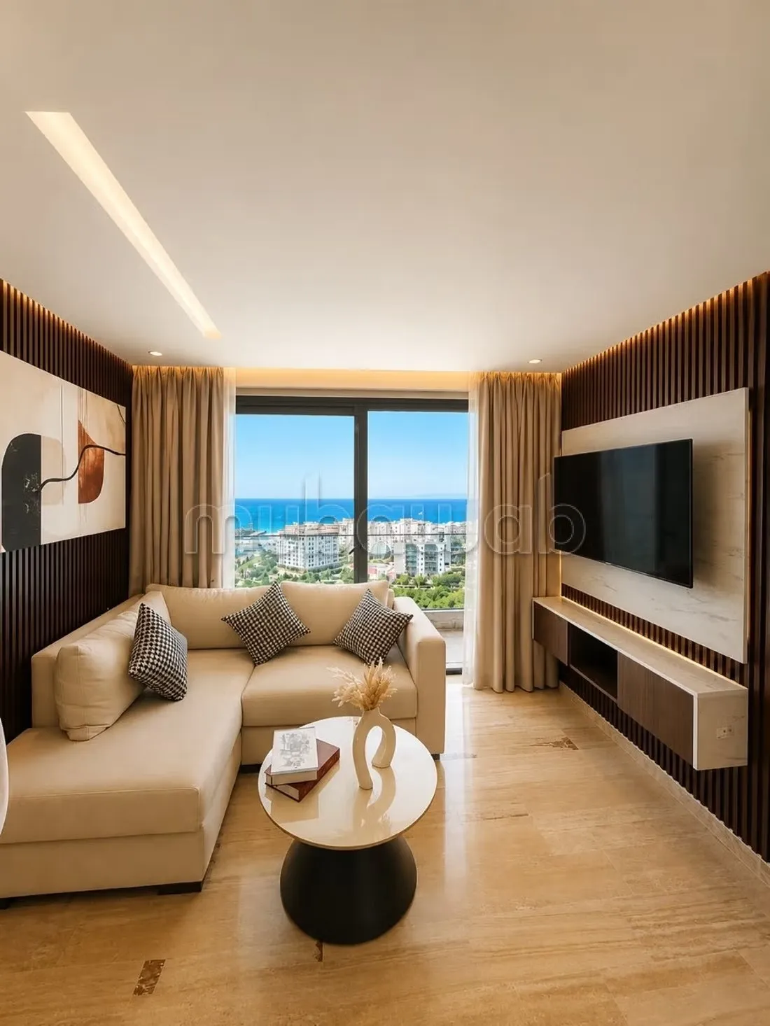 Studio vue mer 
Plus haute résidence de Tanger - طنجة