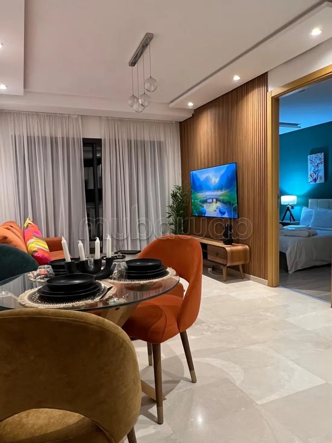 Appartement de vacances à louer à Maârif. Superficie 50 m²... - الدار البيضاء (2)