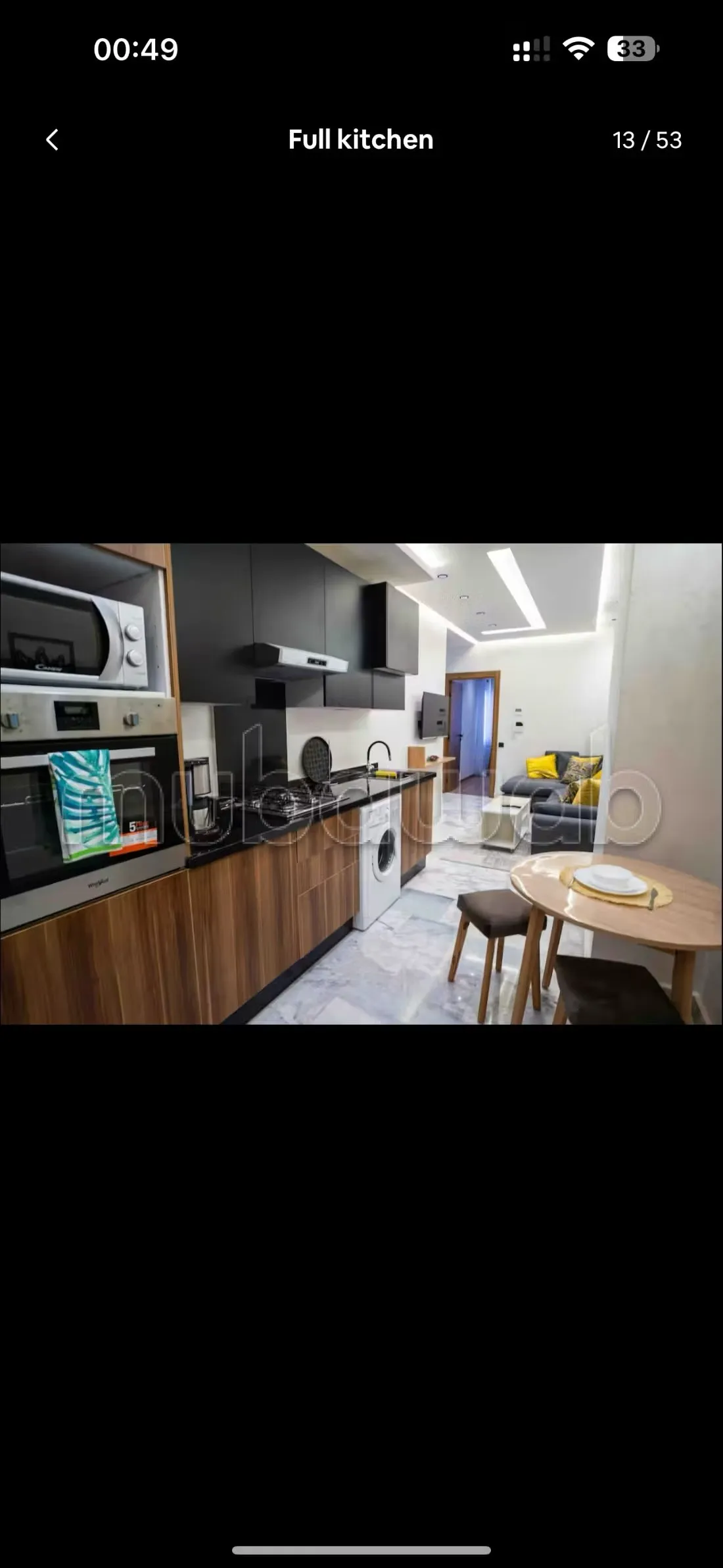 Location saisonnière à Maârif. Surface de 40 m². Ascenseur e... - الدار البيضاء (3)