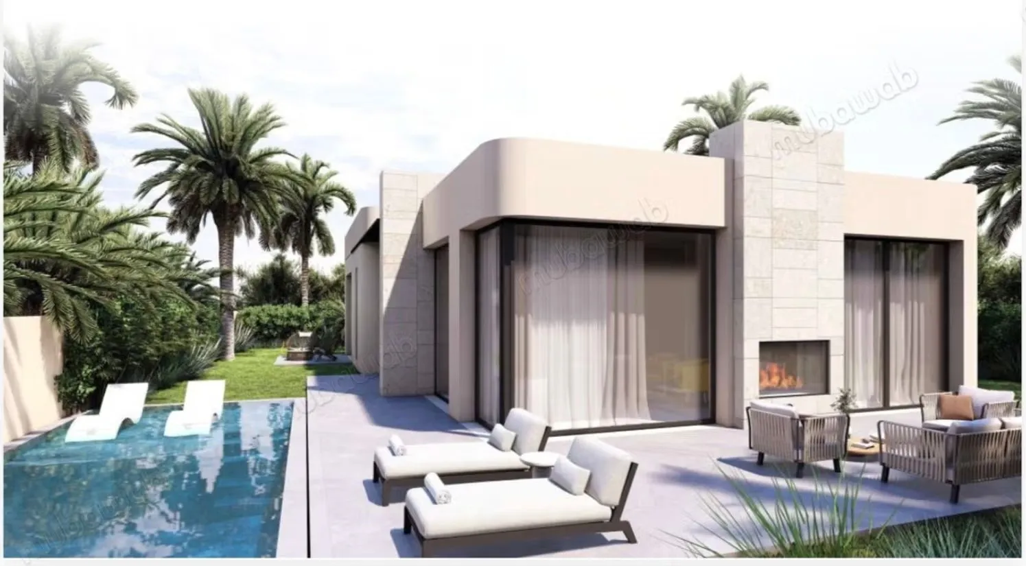 Villa Plain Pied Vue Atlas, 3 Suites, Piscine, Jardin, Sécur... - مراكش (2)