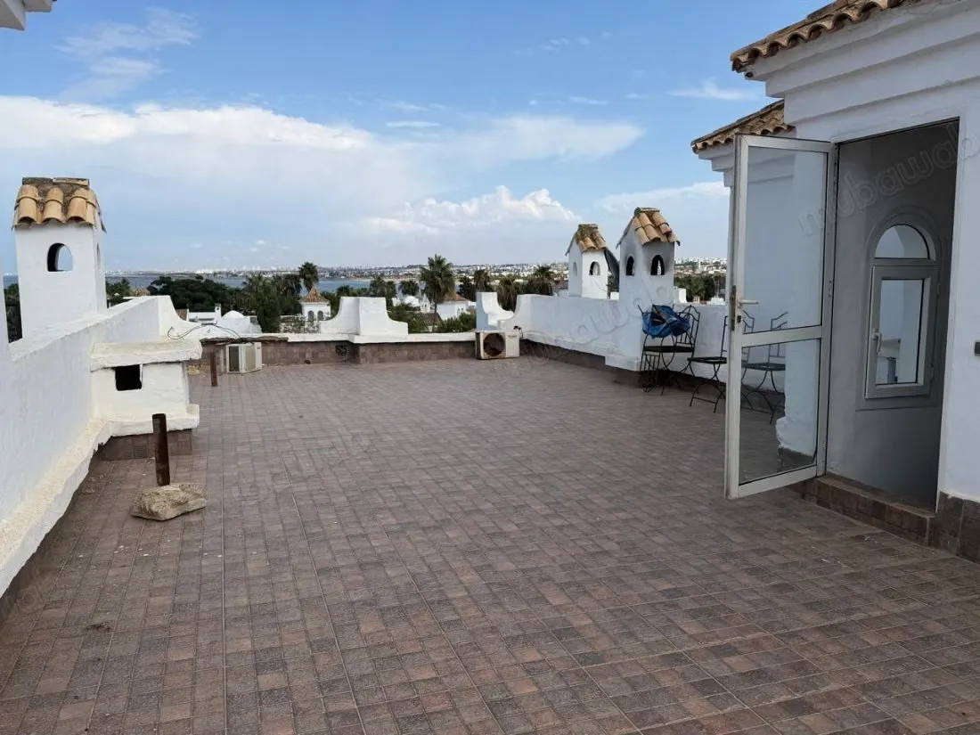 Loue villa, meublee, vue /mer, residence securise - دار بوعزة (2)