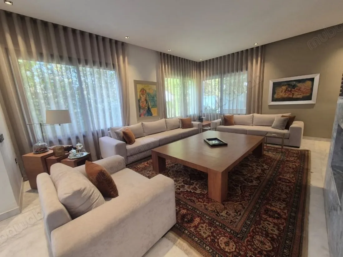 Location villa de haut standing à Ville Verte. 5 chambres ag... - بوسكورة (3)