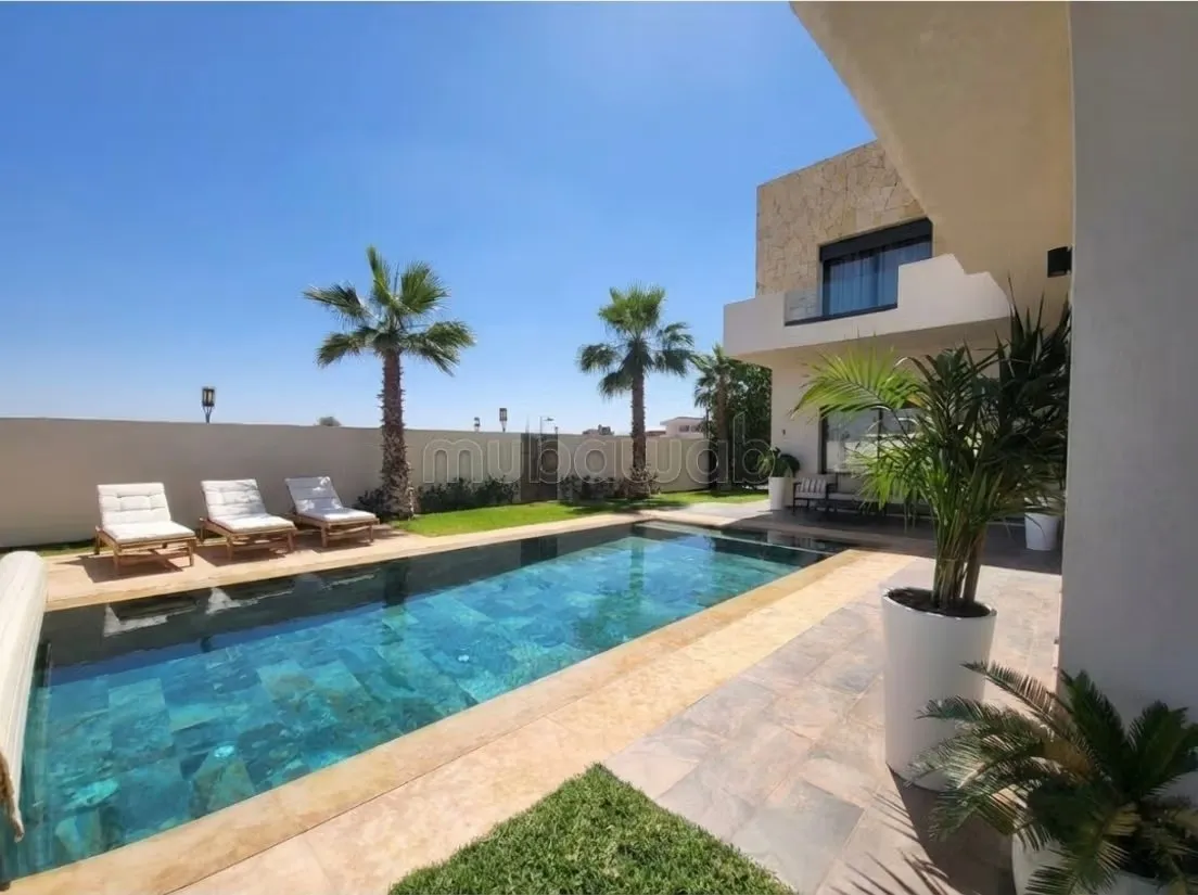 Villa moderne avec piscine chauffée et hamam à Amelkis - مراكش (3)