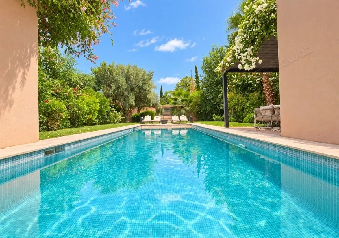 Belle villa meublee sans vis à vis à louer - مراكش (2)