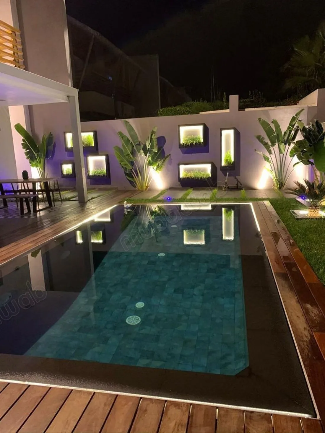 Villa a la location meublé a bouskoura 45000dh - بوسكورة
