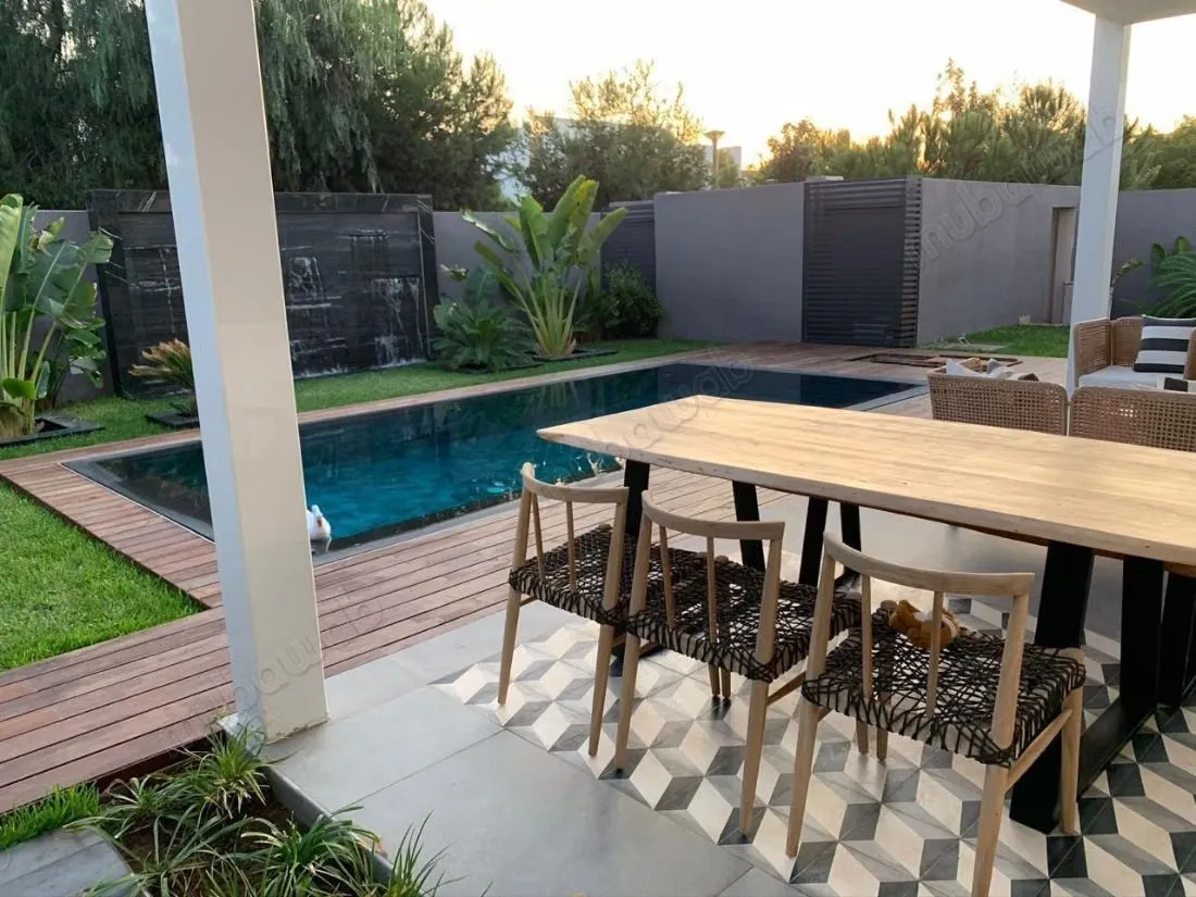 Villa a la location meublé a bouskoura 45000dh - بوسكورة (2)