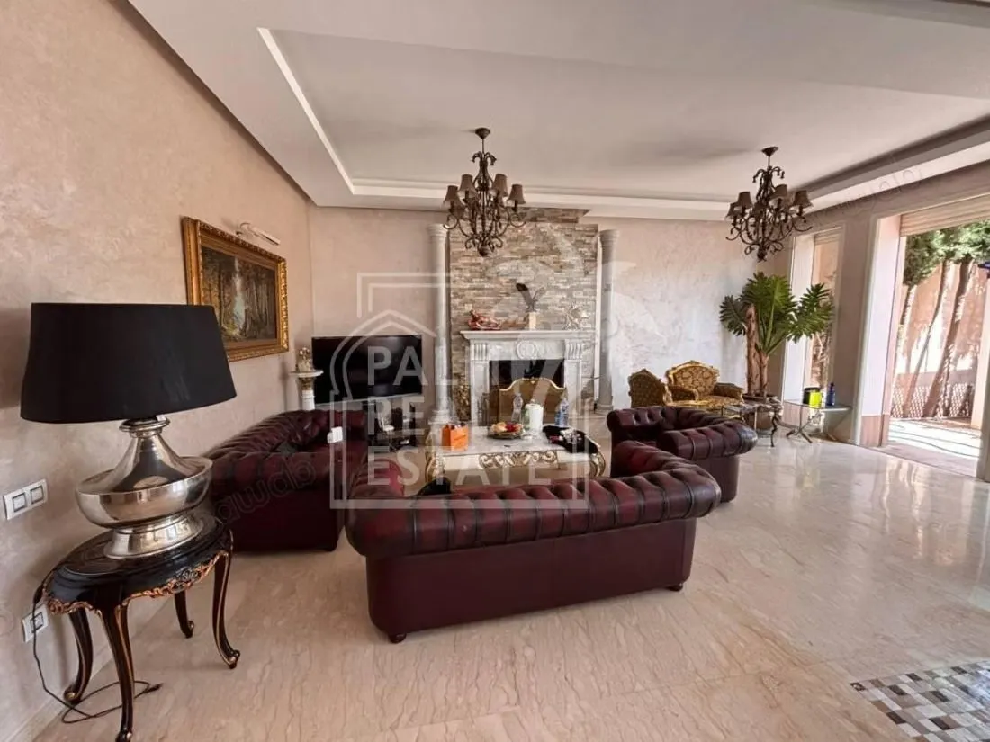 Villa meublée à louer – Argan Golf, Front de Golf - مراكش