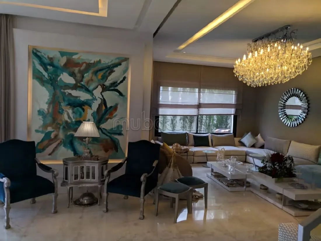 Sublime villa meublé à louer sur Bouskoura - بوسكورة
