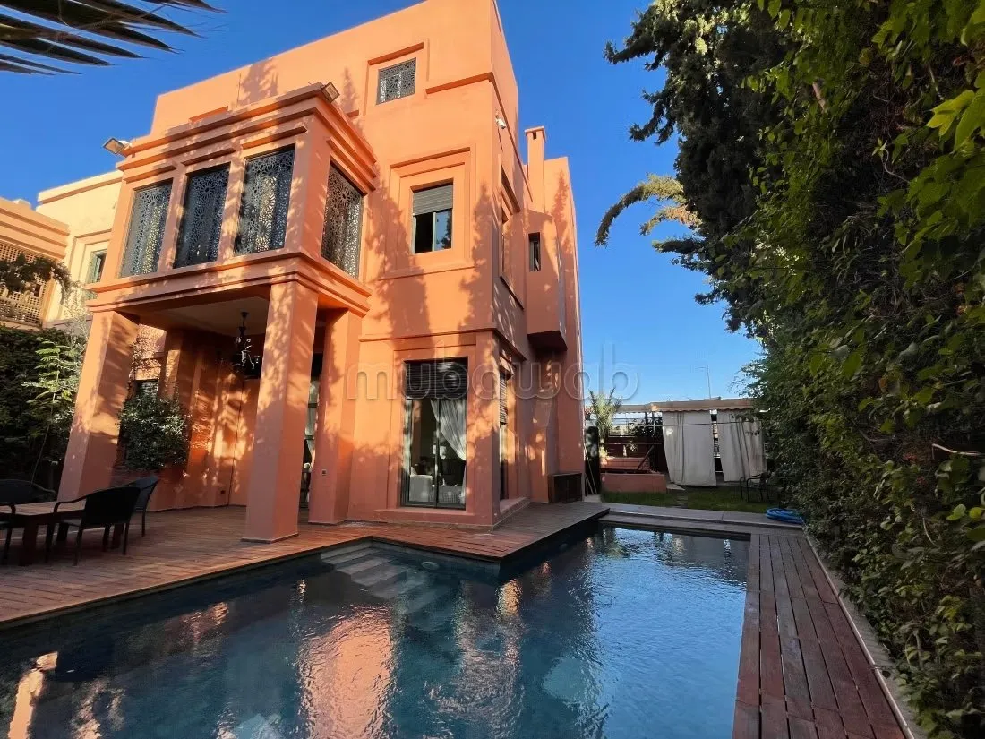 Superbe villa à la location longue durée à Targa - مراكش (3)