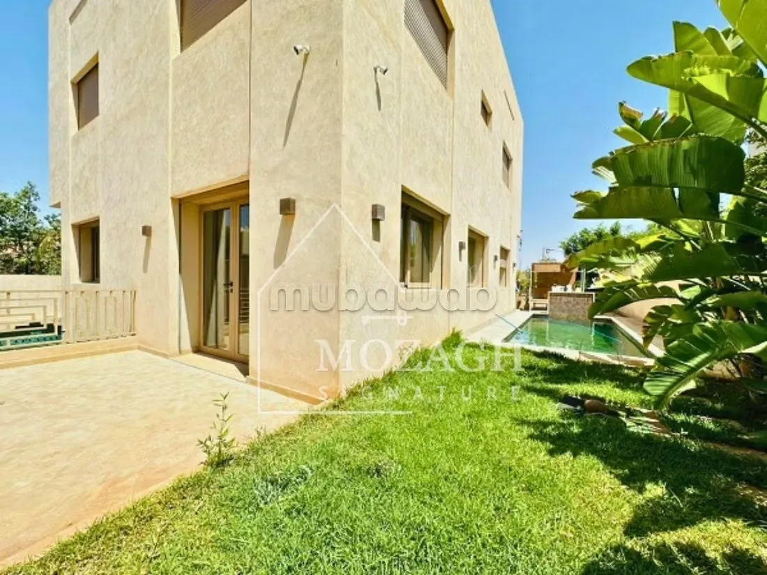 Villa moderne avec piscine privée à targa - مراكش (2)