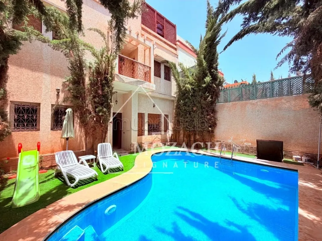 Belle villa 4 chambres avec piscine privée à Targa - مراكش (3)