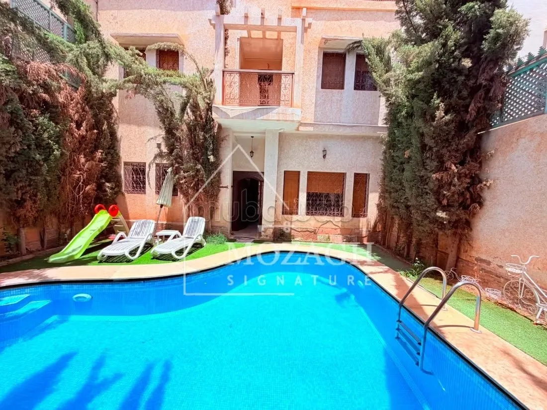 Belle villa 4 chambres avec piscine privée à Targa - مراكش (2)