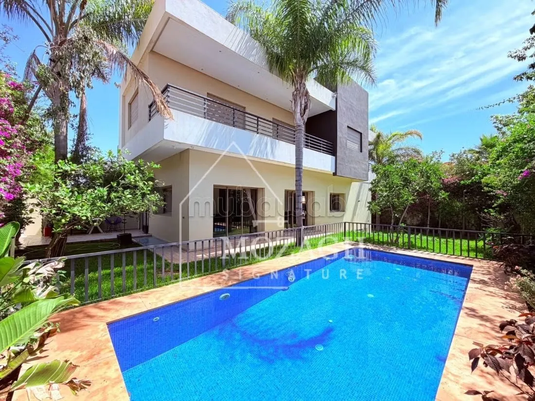 Belle villa avec piscine privée à Targa - مراكش (2)