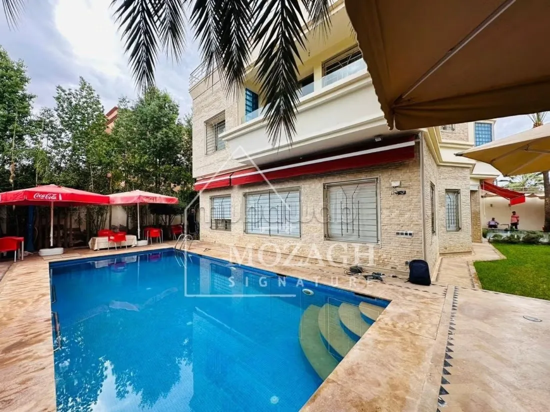Splendide villa 4 chambres piscine privée à Targa - مراكش