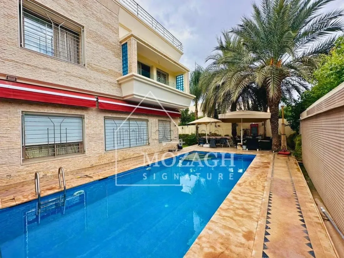 Splendide villa 4 chambres piscine privée à Targa - مراكش (2)