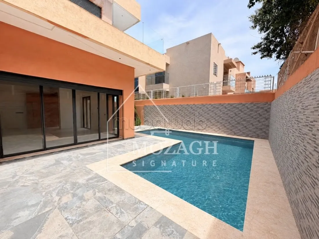 Belle villa 4 suites avec piscine privée à Targa - مراكش (2)