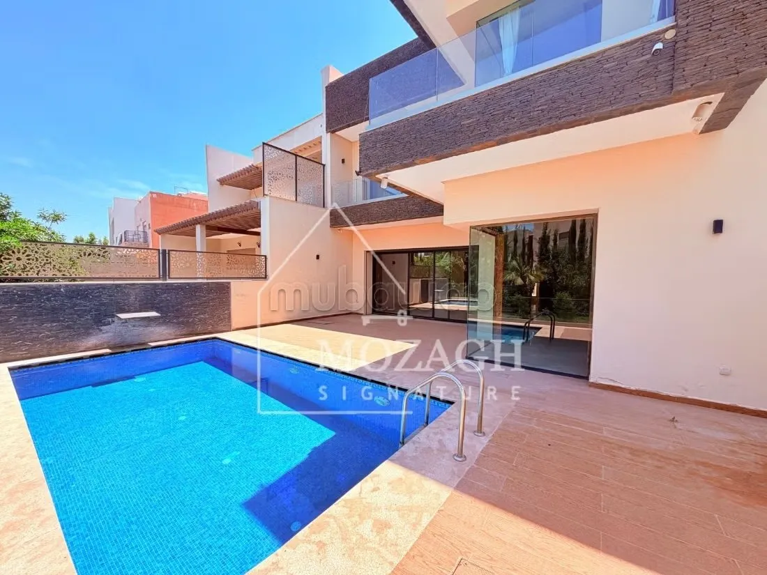 Splendide villa avec piscine privée sur résidence - مراكش (3)