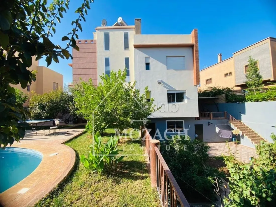 Magnifique villa meublée avec piscine – Targa - مراكش (2)
